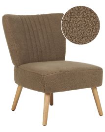 Boucle Armchair Brown VAASA