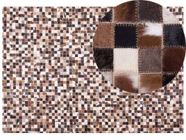 Cowhide Area Rug 160x230cm Multicolour