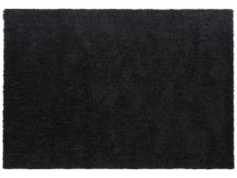 Shaggy Area Rug 160x230cm Black