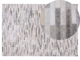Cowhide Area Rug 140x200cm Grey