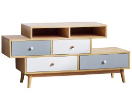 ISLIN Multi Colour Chest of Drawers - Large-sized, 4 Drawers