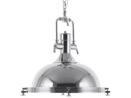 Metal Pendant Lamp Silver EBRON