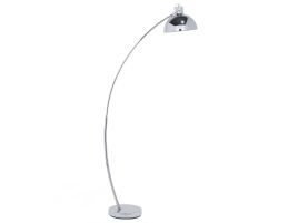 Metal Floor Lamp Silver DINTEL