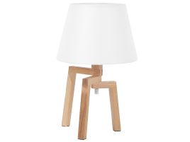 Wooden Table Lamp White NALON