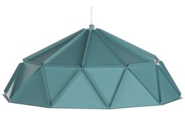 Metal Pendant Lamp Turquoise SENIA