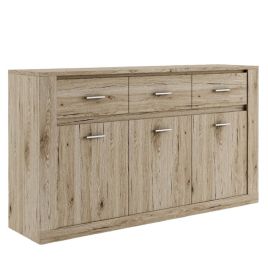 Bravo-09 Large Sideboard Cabinet - Oak San Remo