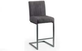 Brooklyn Bar Stool - Charcoal Grey