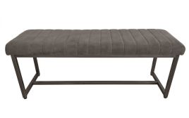 Brooklyn Upholstered Bench - Charcoal