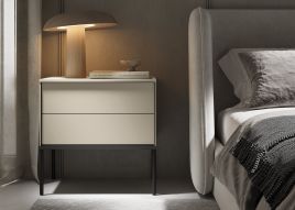 VAREN Bedside Table - Beige