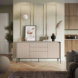 TRADESSA Sideboard Cabinet 166cm - Beige