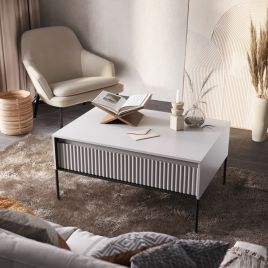 TRADESSA Coffee Table 100cm - White Matt