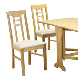 Tuscaloosa 2-Pack Dining Chairs Classic Comfort in Natural