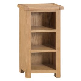 Classic Narrow Bookcase - Medium Oak Finish