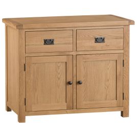Classic 2 Door 2 Drawer Sideboard - Medium Oak Finish