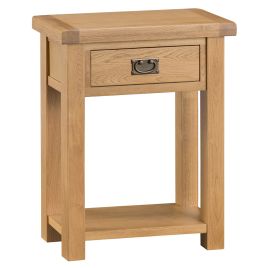 Classic Telephone Table - Medium Oak Finish