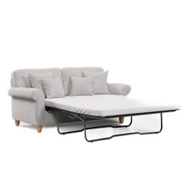 2 Seater Sofa Bed - COASTAL Fabric - Pearl