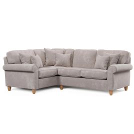 Corner Sofa - COASTAL Fabric 3 Seater Right Hand Facing - Beige