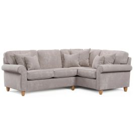 Corner Sofa - COASTAL Fabric 3 Seater Left Hand Facing - Beige