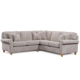 Corner Sofa - COASTAL Fabric 4 Seater Right Hand Facing - Beige