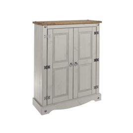 Corona 2 Door Cupboard Unit - Grey