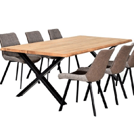 Mariposa Large Solid Oak Table - Natural Oil