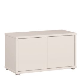 AVELINE Shoe Storage Bench with 2 Push to Open Doors - Sand