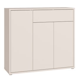 AVELINE Sideboard with 3 Doors and 1 Drawer Push to Open - Sand