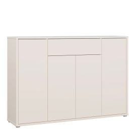 AVELINE Sideboard with 4 Doors and 1 Drawer Push to Open - Sand