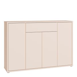 AVELINE Sideboard with 4 Doors and Central Drawer Push to Open - Sand