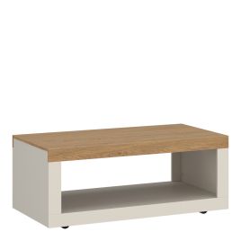 NAXTON Coffee Table - Cashmere with Stone Oak