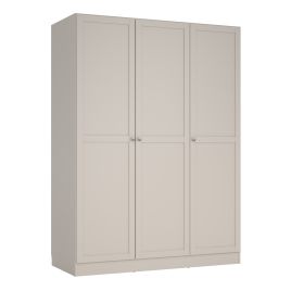 MANFRED 3 Door Wardrobe Beige - 147cm