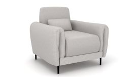 HOXLEY Fabric Sofa Armchair - Cream