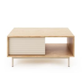 FINA Coffee Table - Oak and Beige