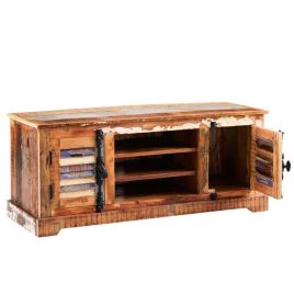 Louise Solid Wood TV Cabinet with Door