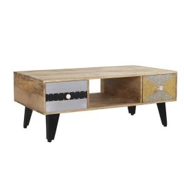Howell Solid Wood 4 Drawer Coffee Table