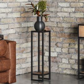 Hayley Reclaimed Wood Pedestal Stand