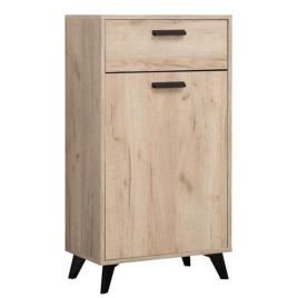 Burleigh Sideboard with Door and Drawer - Grey Oak Finish