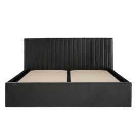 BERLIX Double Fabric Ottoman Bedframe - Black