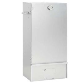 BBQ Oven Smoker with Wood Chips 44.5x29x83cm Galvanised steel