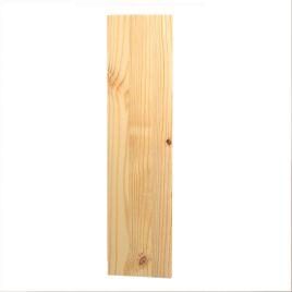 VELTON Pine Wall Shelf Board Custom Bracket Storage - Natural, 105cm