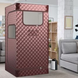 Steam Tent - Portable Steam Sauna for Home with 3L Steam Generator-Coffee