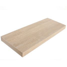 SHEVIX Box Shelf Wood Floating Shelf Display Storage - Oak, 90cm