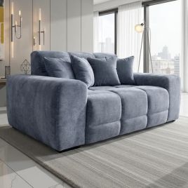 STACIE Fabric 2 Seater Sofa - Grey