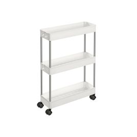 3-Tier Storage Trolley White