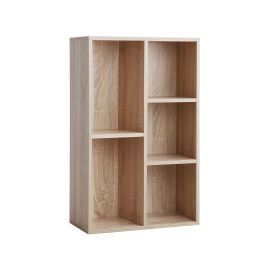Wooden 5-Grid Bookcase