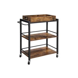 Universal Casters Kitchen Cart