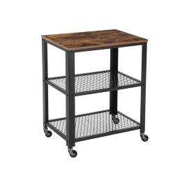 3 Tiers Serving Trolley
