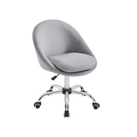 Office Chair - ORASO Wide Swivel Ergonomic Mesh Back Office Chair - Dove Grey