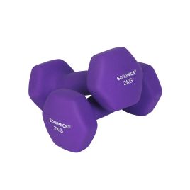 Purple Dumbbell Set