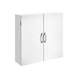 Bathroom Cabinet - ZARRAE Wall Mounted Storage with Adjustable Shelves - White